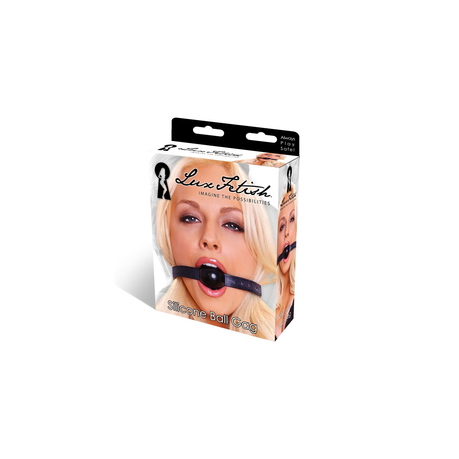 Lux Fetish Silicone Ball Gag for BDSM Adventures