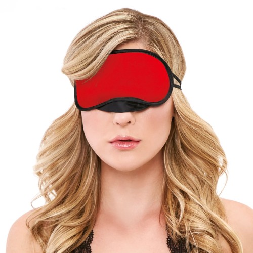 Lux Fetish Peek-A-Boo Love Mask Blindfold