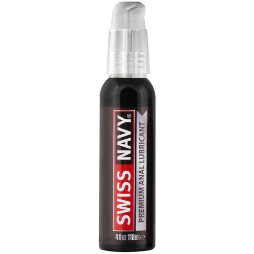 Swiss Navy Premium Silicone Anal Lubricant - 4 oz.