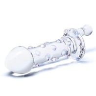 Dildo Rotatorio de Vidrio Candy Land 6.5 in.