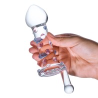 Dildo Rotatorio de Vidrio Candy Land 6.5 in.