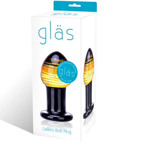 Plug Anal de Vidrio Galileo 3.5 in - Juguete Anal Elegante