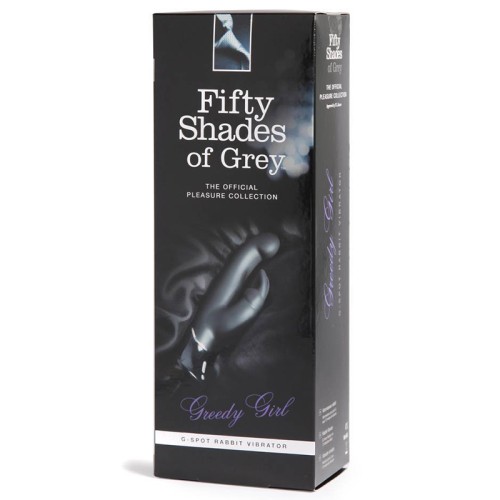 Fifty Shades Greedy Girl Rabbit Vibrator Black