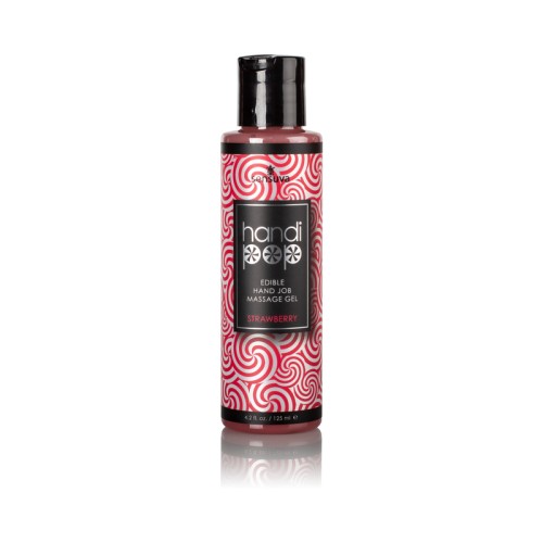 Sensuva HandiPop Gel de Masaje Comestible para Mano Fresa 4.2 oz.