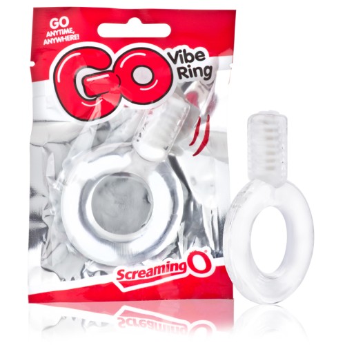 Screaming O GO Vibe Ring Clear for Enhanced Pleasure