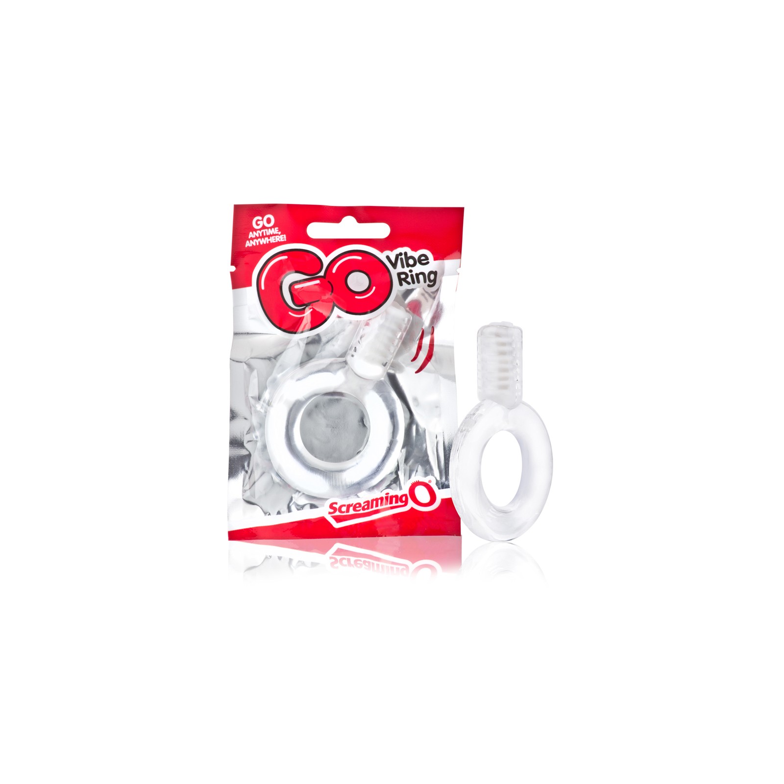 Screaming O GO Vibe Ring Clear for Enhanced Pleasure