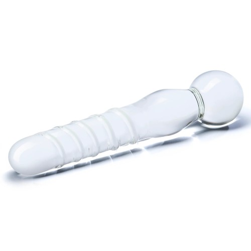 Dildo de Cristal Clear Joystick de 8 in.