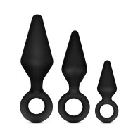 Luxe Night Rimmer Silicone Anal Plug Kit