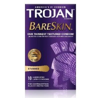 Trojan Studded Bareskin Condoms - 10 Pack