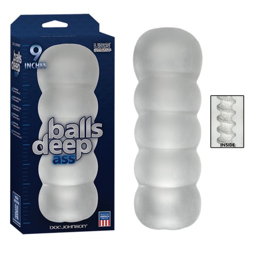 Balls Deep 9-inch Stroker Ass Frost