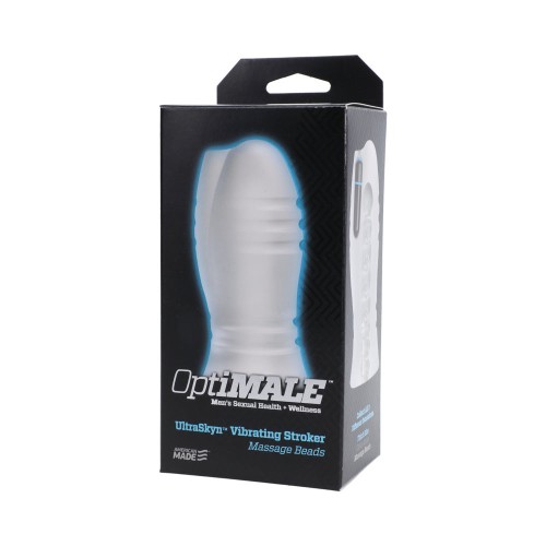 OptiMale Frost Vibrating Stroker with Beads