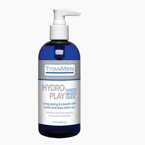 TitanMen Hydro Play Water-Based Glide 8oz