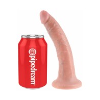 Dildo con Succión King Cock de 7 in. para Diversión Versátil