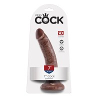 Pipedream King Cock Dildo Realista de 7 Pulgadas con Ventosa