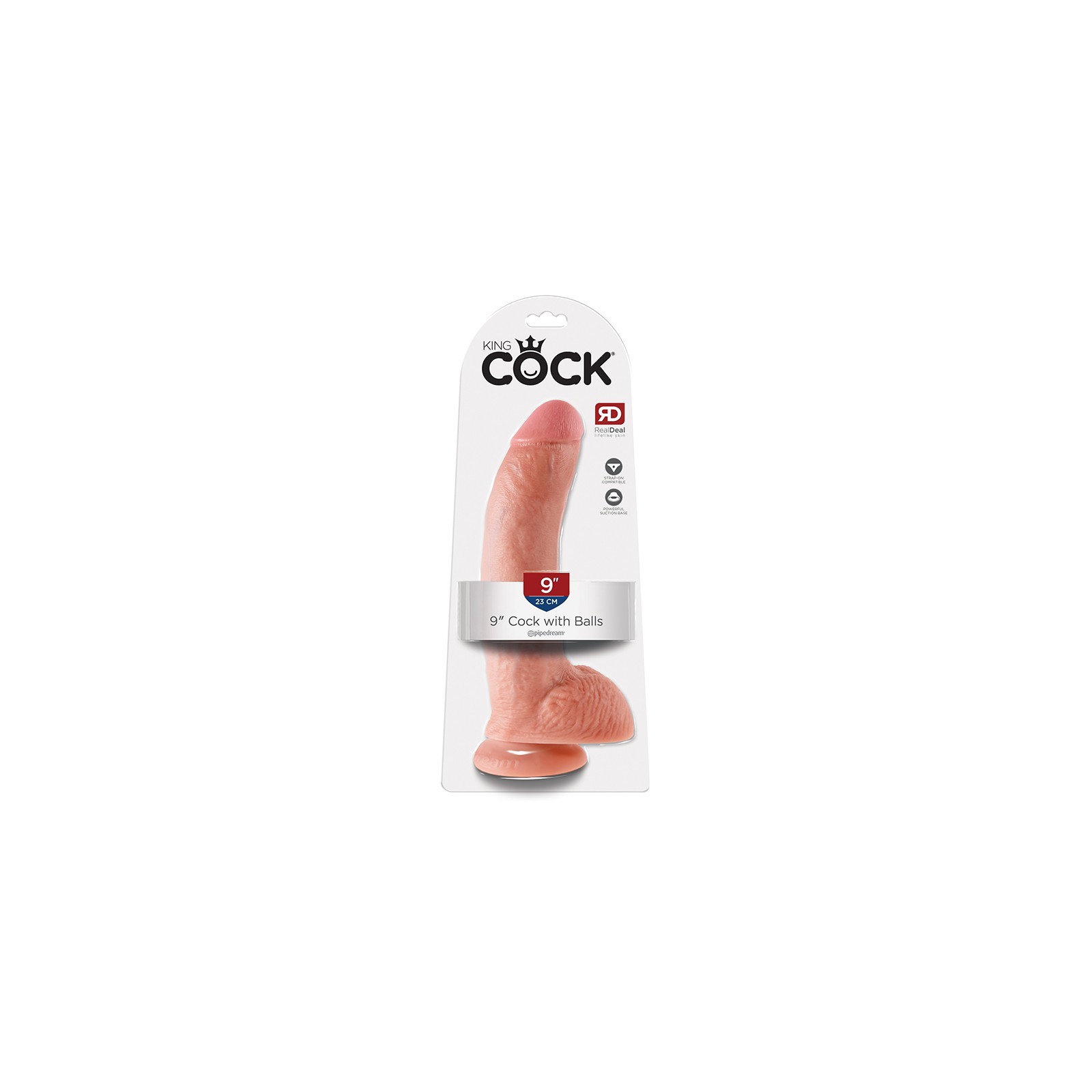 Dildo King Cock de 9 Pulgadas de Pipedream - Placer Realista