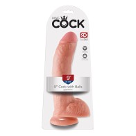 Dildo King Cock de 9 Pulgadas de Pipedream - Placer Realista