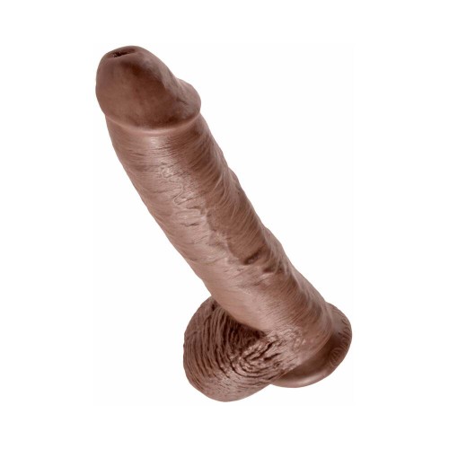 Pipedream King Cock Dildo Realista 10 in. Marrón