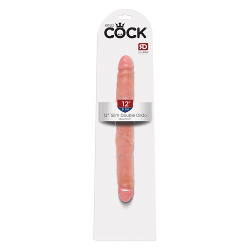 Pipedream King Cock 12 in Slim Double Dildo