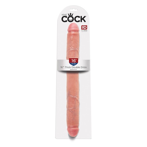 Dildo Doble Pipedream King Cock de 16 Pulgadas