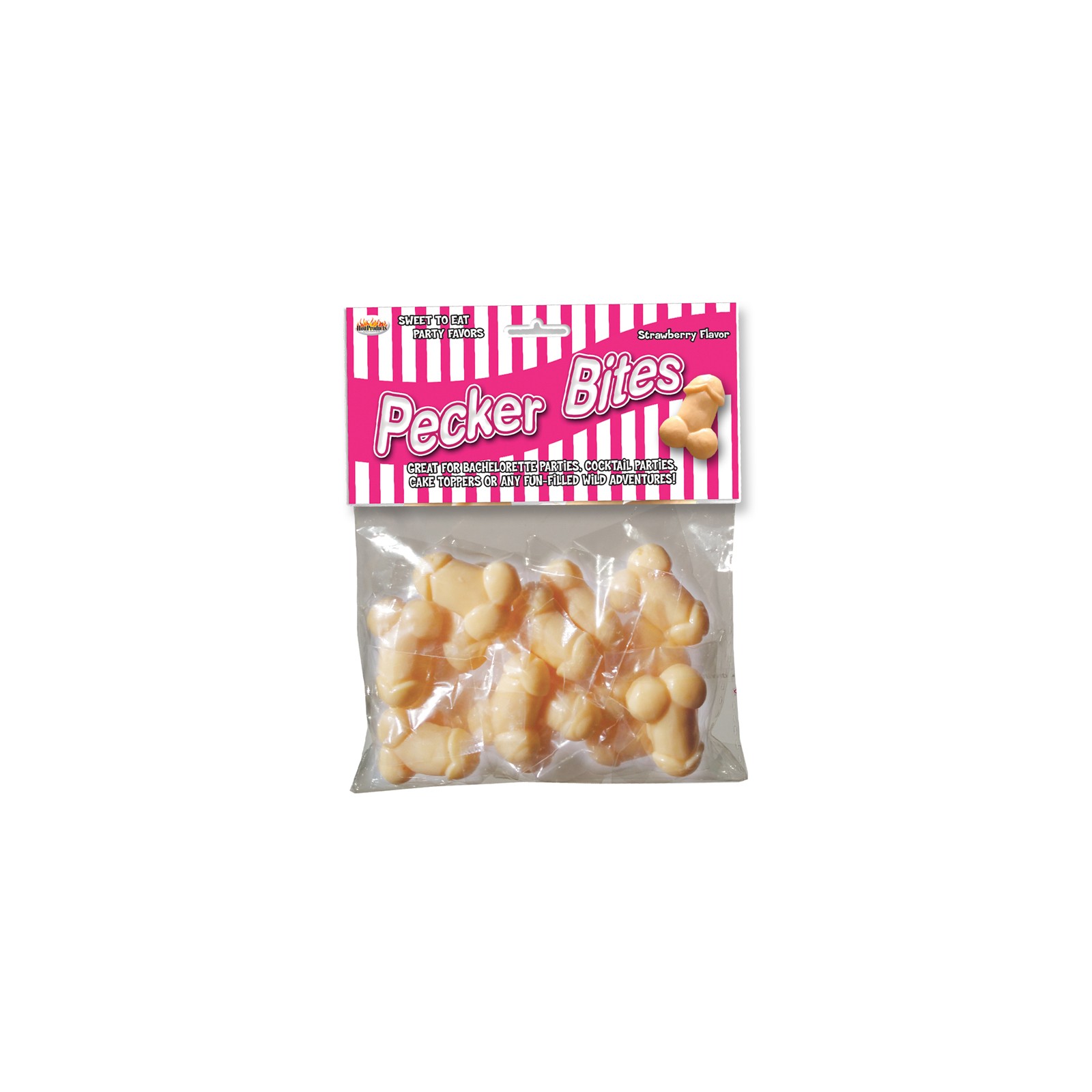 Caramelos Pecker Bites de Fresa