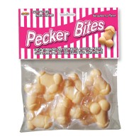 Caramelos Pecker Bites de Fresa