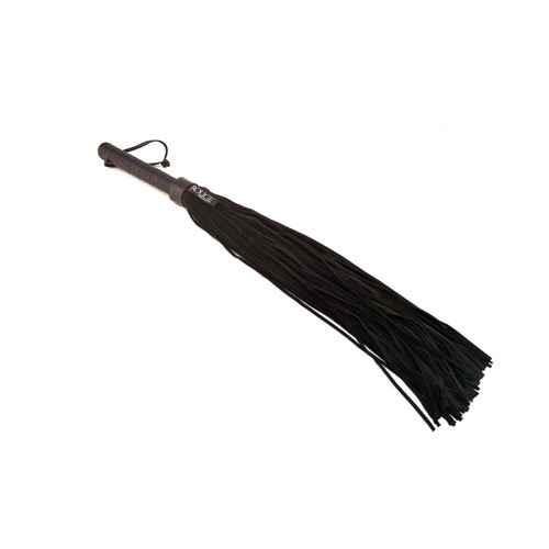 Rouge Flogger in Black Suede - Elegant Play