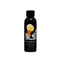 Earthly Body Edible Vanilla Massage Oil 2oz