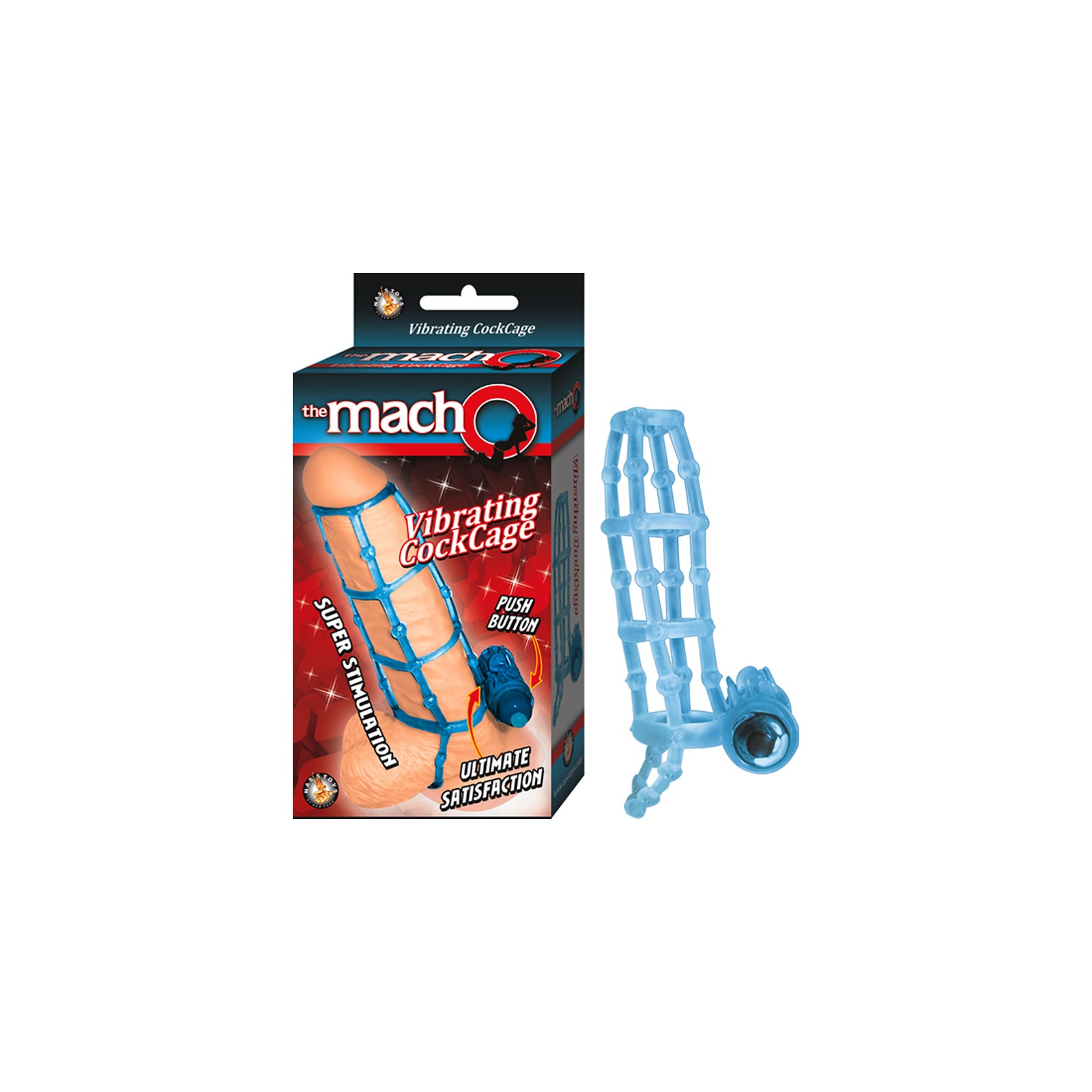 Cajón Vibrador Macho Impermeable