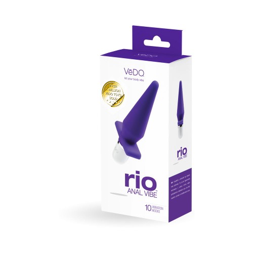 Vibrador Anal VeDO Rio Índigo