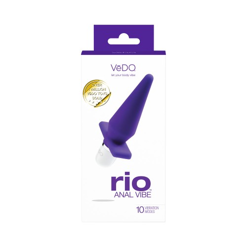 Vibrador Anal VeDO Rio Índigo