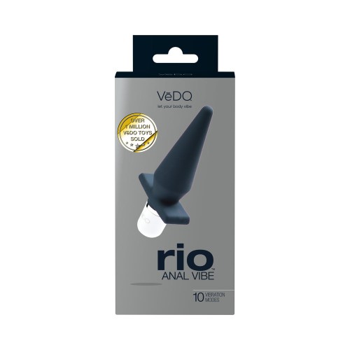 VeDO Rio Vibrador Anal Solo Negro