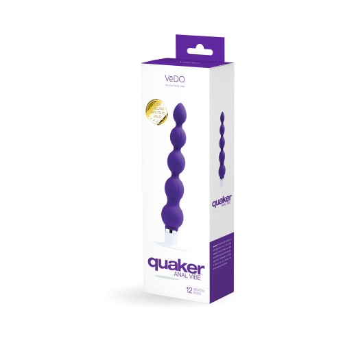 VeDO Quaker Vibrador Anal Indigo