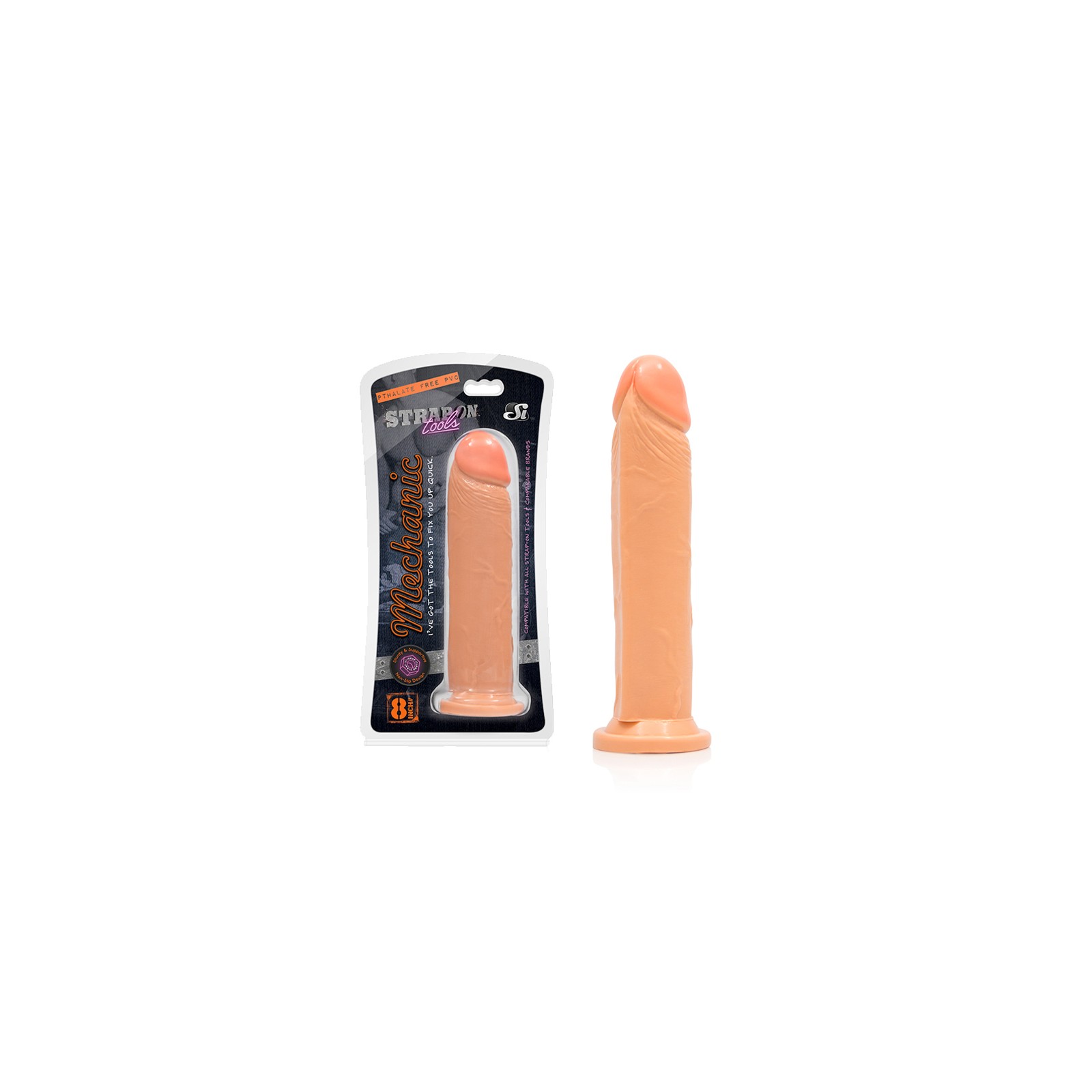 Dildo Realista Strap-On Tools Mechanic Flesh