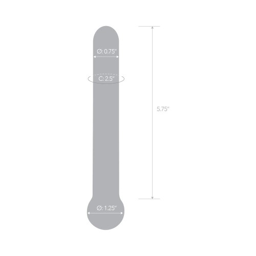 Glas Straight Glass Dildo