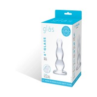 Glas 4 in. Glass Butt Plug for Beginners