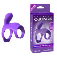 Capa Vibradora para Parejas Pipedream Fantasy C-Ringz Morada