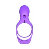 Pipedream Fantasy C-Ringz Ultimate Couples Cage Vibrating Cock Sheath Purple