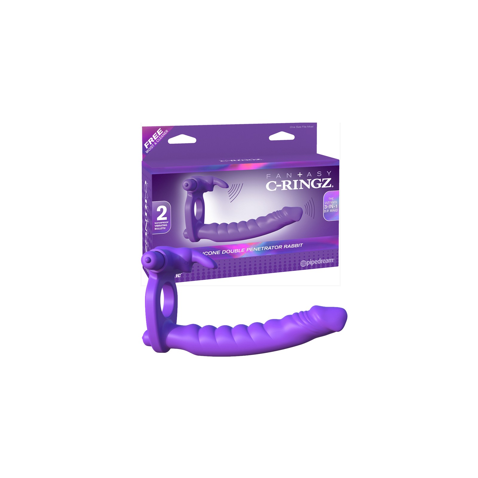 Pipedream Fantasy C-Ringz Double Penetrator