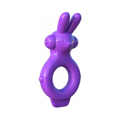 Pipedream Fantasy C-Ringz Vibrating Ultimate Rabbit Ring With Ears Purple