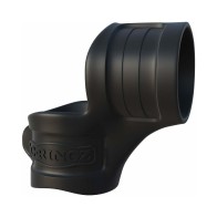 C-Ringz Mr. Big Cock Ring & Ball Stretcher Sling de Silicona Negra