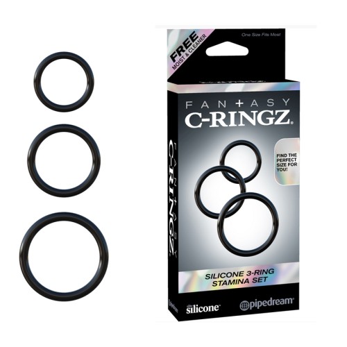 Juego de Anillos de Silicona C-Ringz Pipedream