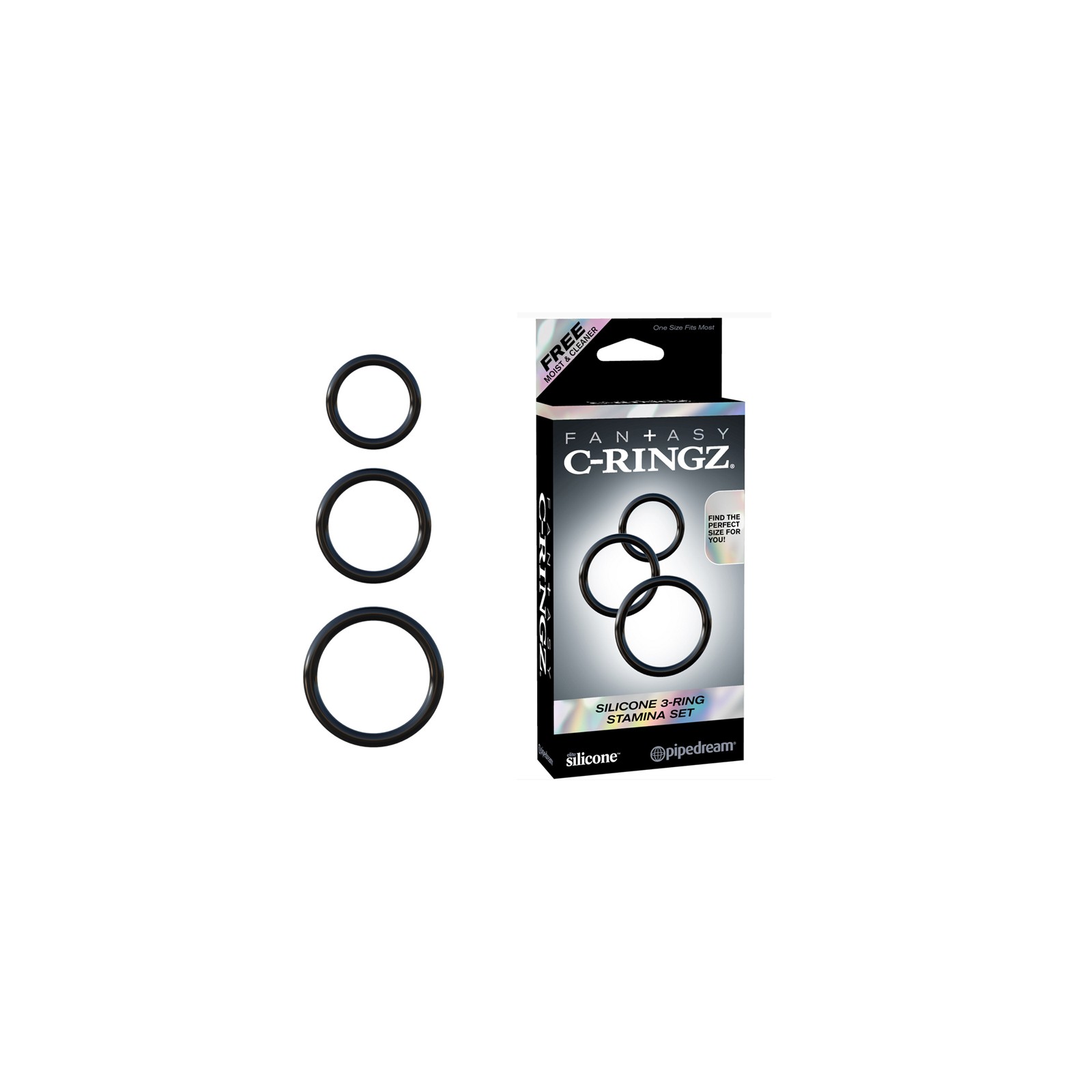 Pipedream C-Ringz Silicone Ring Set