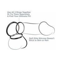 Pipedream C-Ringz Silicone Ring Set