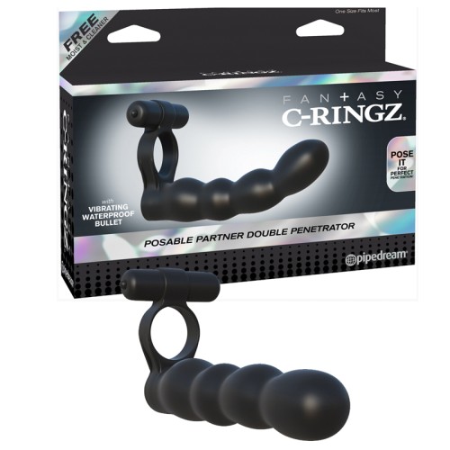 C-Ringz Pipedream Fantasy Doble Penetrador Vibrador