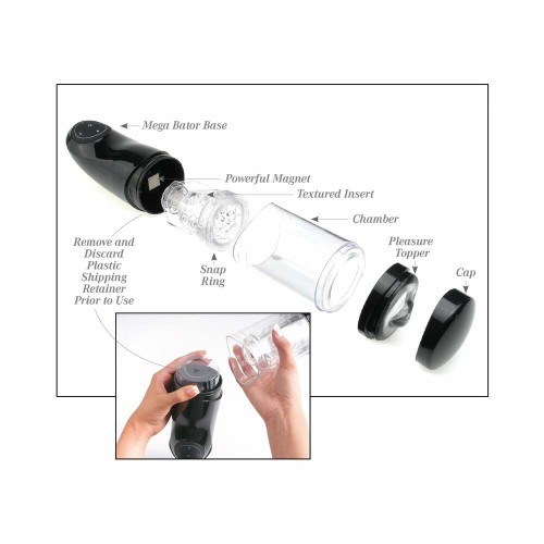 PDX Mega-Bator Ass Rechargeable Rotating Stroker