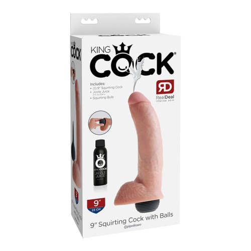 Pipedream King Cock 9 Inch Squirting Cock