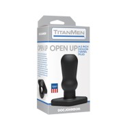 Titanmen The Open Up Black Anal Plug