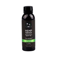 Earthly Body Hemp Seed Massage Oil Gift Set