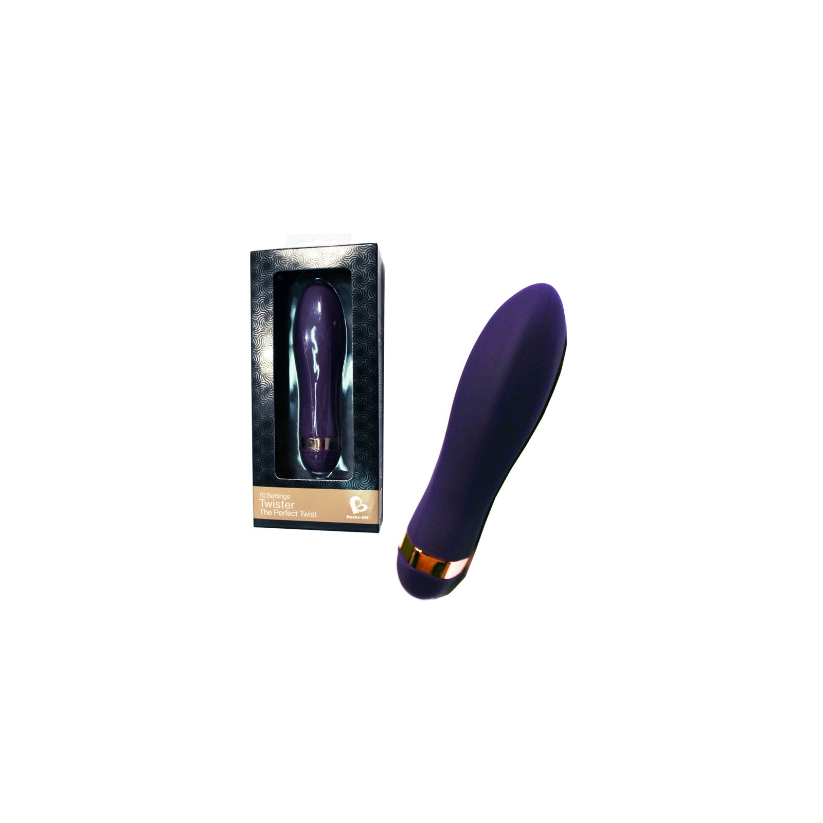 Twister 10 Vibrador Mini Púrpura