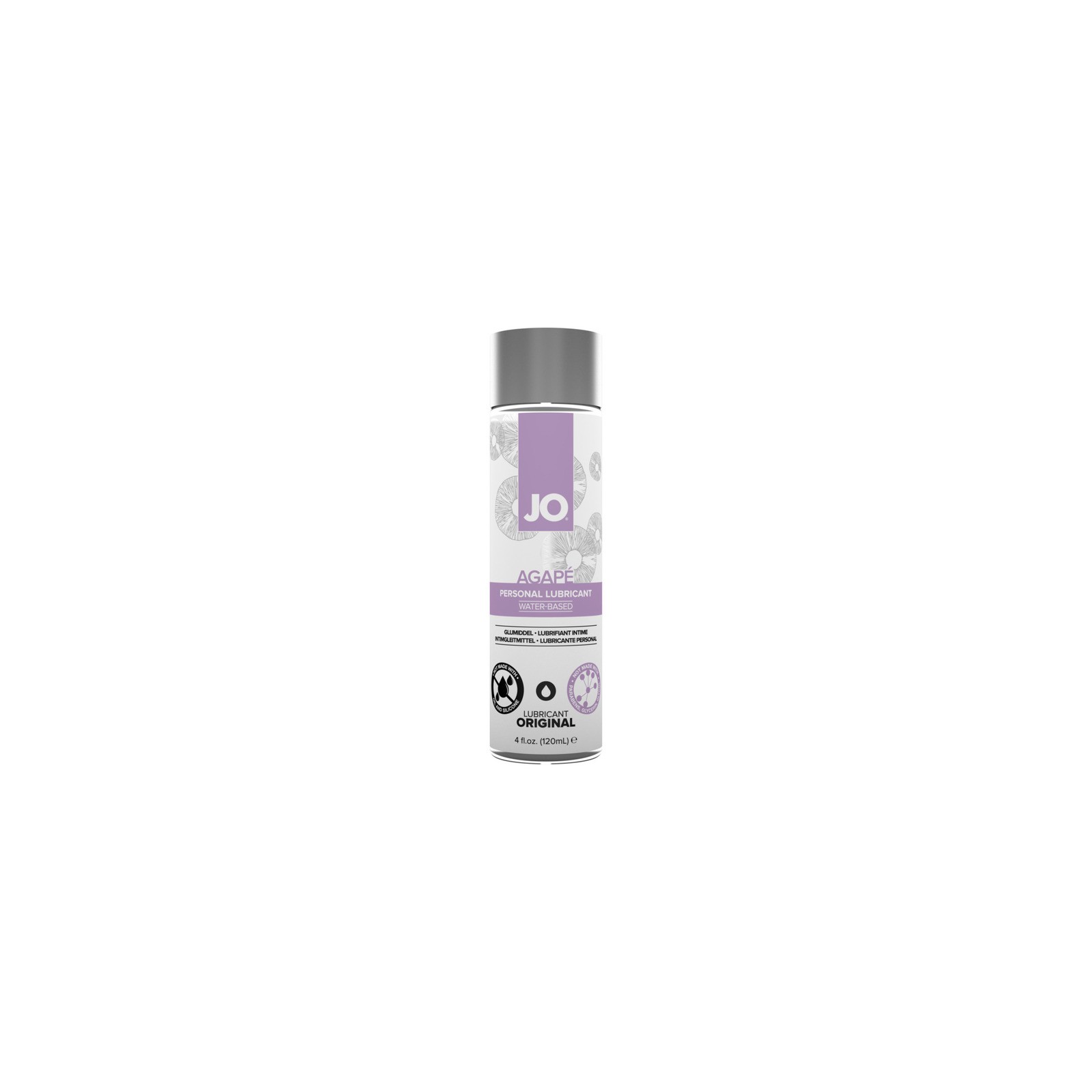 JO Agape Original Water-Based Lubricant 4 oz.